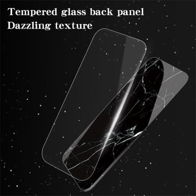 SKALO iPhone 16 Pro Max Marmori karkaistu lasi TPU-suojakuori - #1