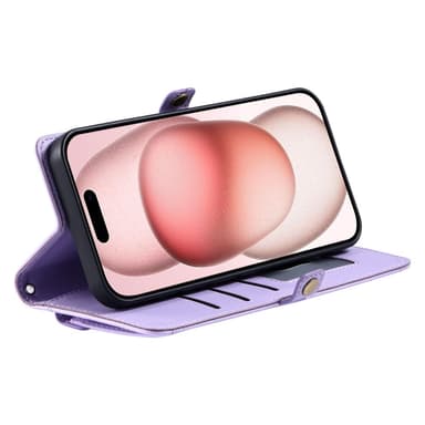 SKALO iPhone 16 Pro Max Evelope Clutch 5-Lokeroa - Violetti