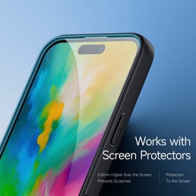 DUX DUCIS iPhone 16 Plus Aimo Series Metallisella Jalustalla Suojakuori - Musta