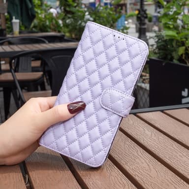SKALO iPhone 16 Plus BINFEN COLOR Tikattu Lompakko - Violetti