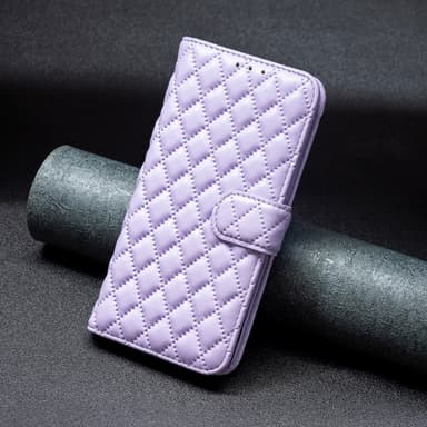 SKALO iPhone 16 Plus BINFEN COLOR Tikattu Lompakko - Violetti