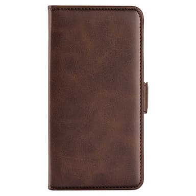 SKALO iPhone 16 Plus Premium Wallet Lompakkokotelo - Ruskea
