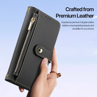 DUX DUCIS iPhone 16 Pro Lawa Series Lompakkokotelo - Musta