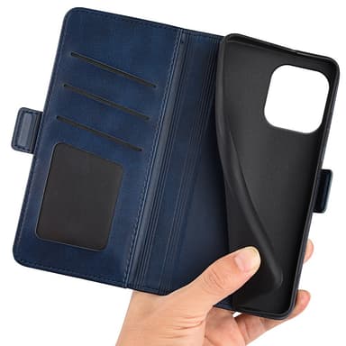 SKALO iPhone 16 Premium Wallet Lompakkokotelo - Sininen