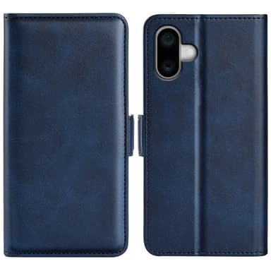 SKALO iPhone 16 Premium Wallet Lompakkokotelo - Sininen