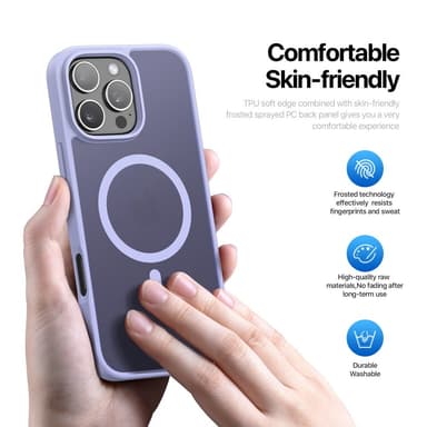 DUX DUCIS iPhone 16 Pro Max Yind Series Matta viimeistely Suojakuori - Violetti