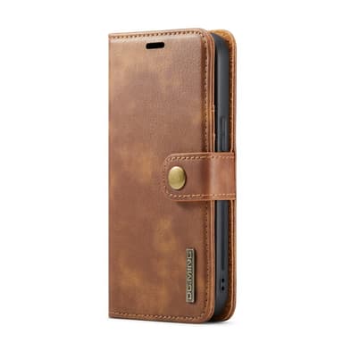 DG MING iPhone 16 Pro 2-in-1 magneetti lompakkokotelo - Ruskea