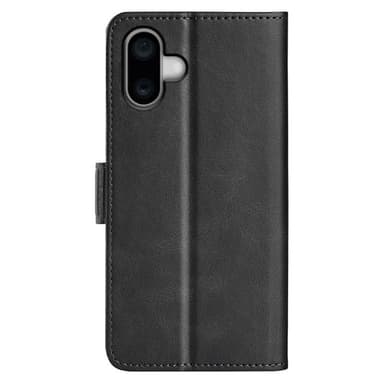 SKALO iPhone 16 Premium Wallet Lompakkokotelo - Musta