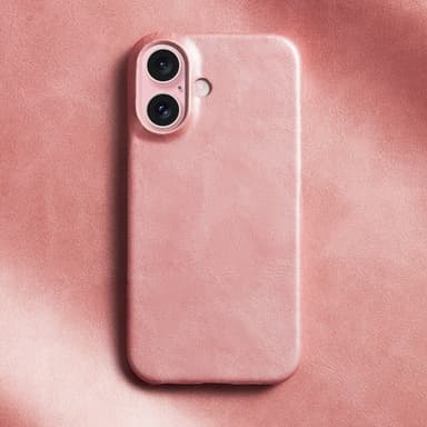 SKALO iPhone 16 PU-nahkainen Suojakuori - Ruusukulta