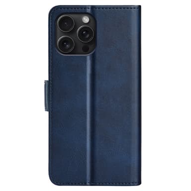 SKALO iPhone 16 Pro Premium Wallet Lompakkokotelo - Sininen