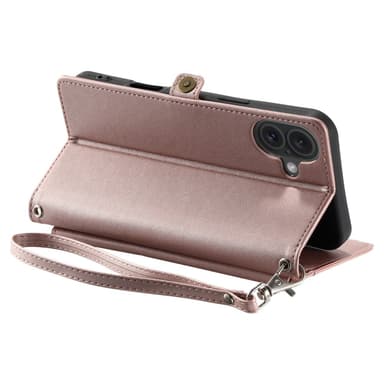 SKALO iPhone 16 Plus Evelope Clutch 5-Lokeroa - Ruusukulta