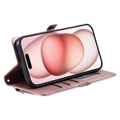 SKALO iPhone 16 Plus Evelope Clutch 5-Lokeroa - Ruusukulta
