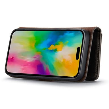 DG MING iPhone 16 Pro Max 2-in-1 magneetti lompakkokotelo - Harmaa