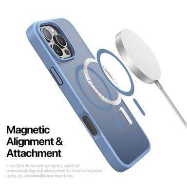DUX DUCIS iPhone 16 Pro Max Yind Series Matta viimeistely Suojakuori - Sininen