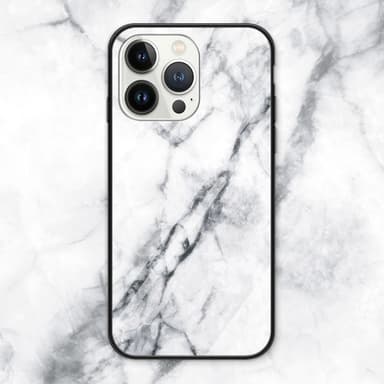 SKALO iPhone 16 Pro Max Marmori karkaistu lasi TPU-suojakuori - #2