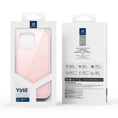 DUX DUCIS iPhone 16 Pro Yind Series Matta viimeistely Suojakuori - Pinkki
