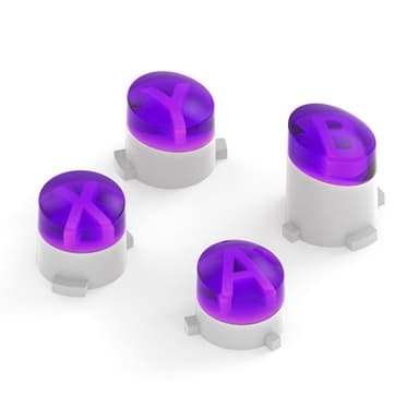 Xbox One S One Elite -ohjaimelle ABXY Vaihtopainikkeet - Violetti