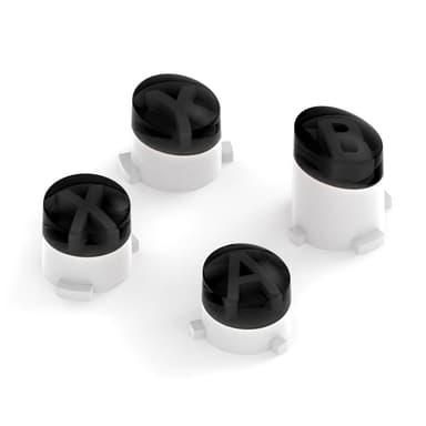 Xbox One S One Elite -ohjaimelle ABXY Vaihtopainikkeet - Musta