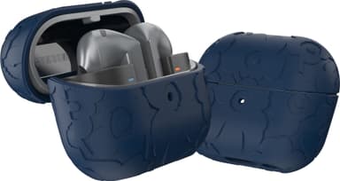 Samsung Galaxy Buds3/Pro Marimekko suojakotelo (musta/sininen)