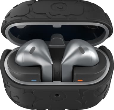 Samsung Galaxy Buds3/Pro Marimekko suojakotelo (musta/musta)