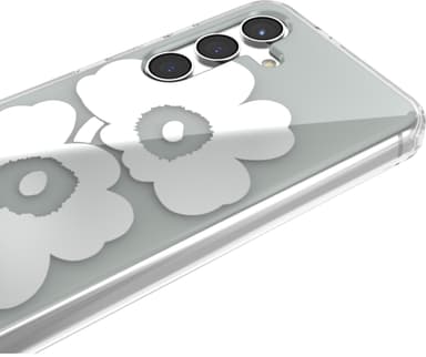 Samsung Galaxy S24 Marimekko Dual Layer suojakuori (harmaa/hopea)