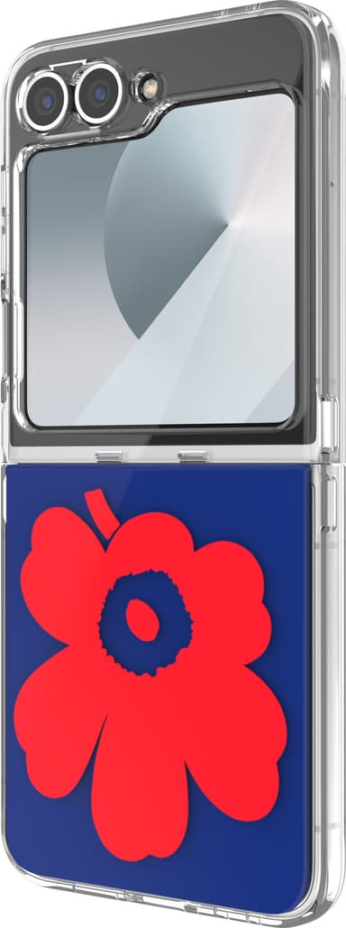 Samsung Galaxy Flip6 Marimekko Dual Layer suojakuori (sininen/pun.)