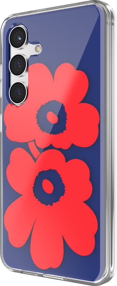 Samsung Galaxy S24 Marimekko Dual Layer suojakuori (sininen/punainen)