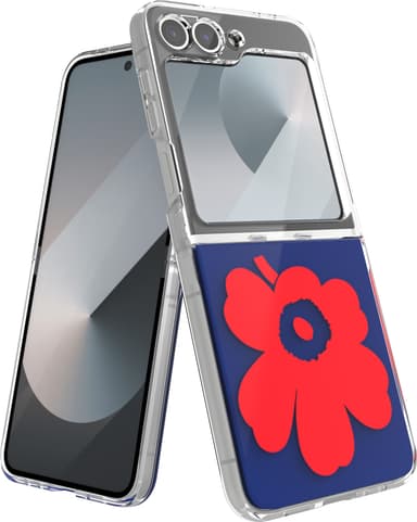 Samsung Galaxy Flip6 Marimekko Dual Layer suojakuori (sininen/pun.)