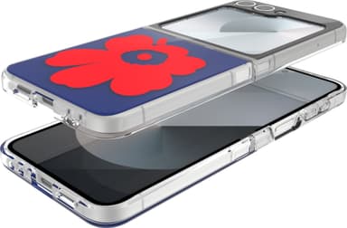 Samsung Galaxy Flip6 Marimekko Dual Layer suojakuori (sininen/pun.)