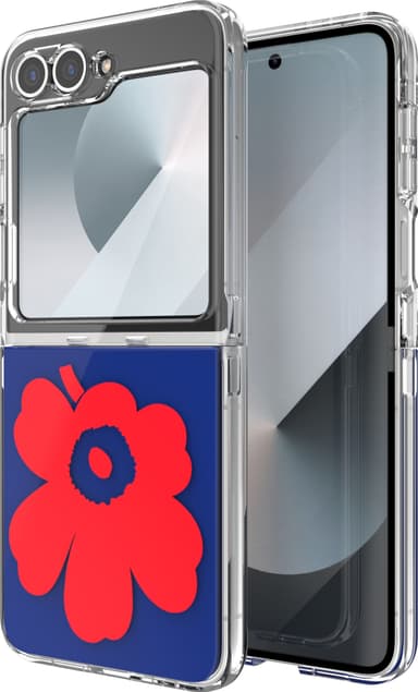 Samsung Galaxy Flip6 Marimekko Dual Layer suojakuori (sininen/pun.)