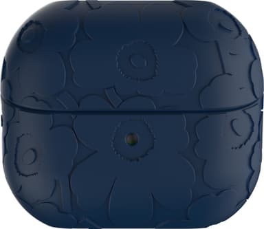 Samsung Galaxy Buds3/Pro Marimekko suojakotelo (musta/sininen)