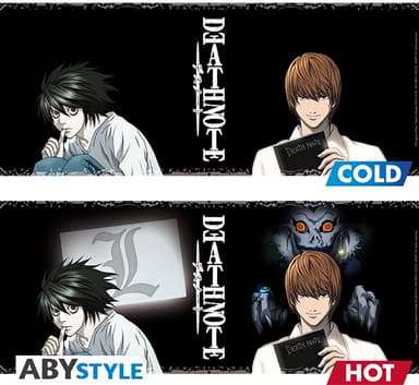 ABYstyle Death Note lämpöön reagoiva muki (Kira & L)