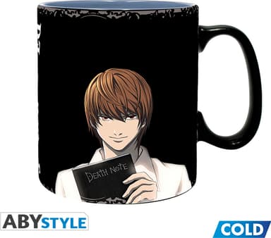 ABYstyle Death Note lämpöön reagoiva muki (Kira & L)