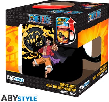 ABYstyle One Piece lämpöön reagoiva muki (Luffy vs K)