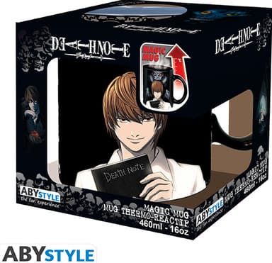 ABYstyle Death Note lämpöön reagoiva muki (Kira & L)