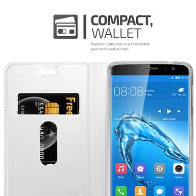 Huawei NOVA PLUS Suojakuori Lompakkokotelo (Hopea)