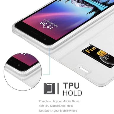 LG K4 2017 Suojakuori Lompakkokotelo (Hopea)