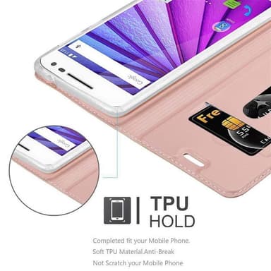 Motorola MOTO G3 Suojakuori Lompakkokotelo