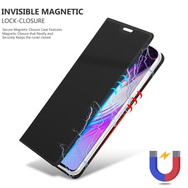 Samsung Galaxy S10 5G Suojakuori Lompakkokotelo (Musta)