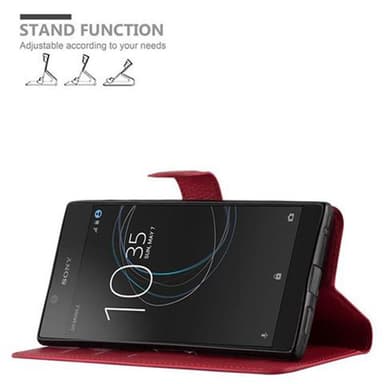 Sony Xperia L1 Suojakuori Lompakkokotelo (Punainen)