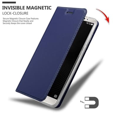 Huawei MATE 8 Suojakuori Lompakkokotelo (Sininen)