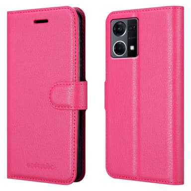 Realme 7 5G Suojakuori Lompakkokotelo (Vaaleanpunainen)