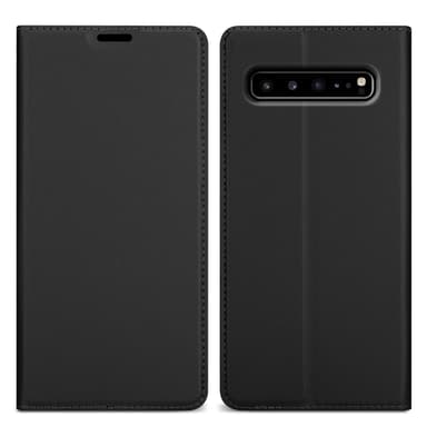 Samsung Galaxy S10 5G Suojakuori Lompakkokotelo (Musta)