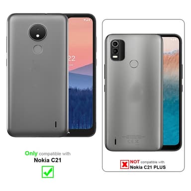 Nokia C21 Suojakuori Lompakkokotelo (Vaaleanpunainen)