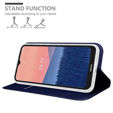 Nokia C21 Suojakuori Lompakkokotelo (Sininen)