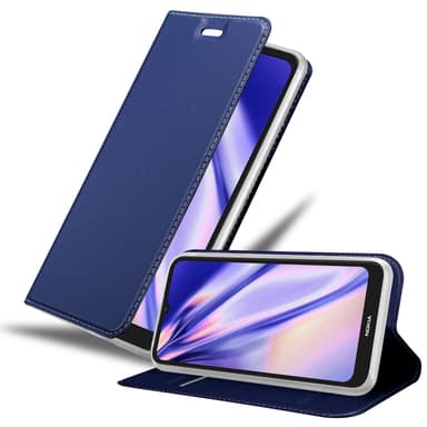 Nokia C21 Suojakuori Lompakkokotelo (Sininen)