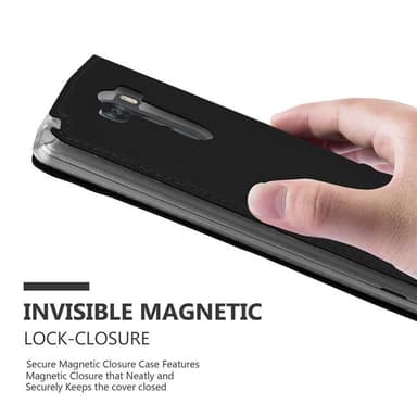 LG G3 Suojakuori Lompakkokotelo (Musta)
