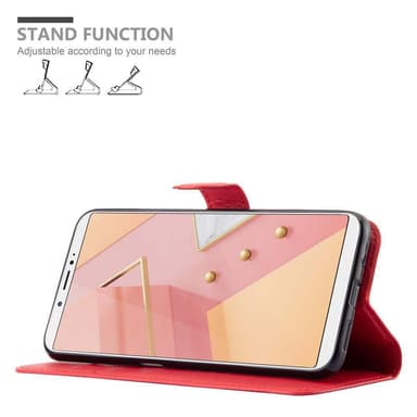 ZTE Nubia N3 Suojakuori Lompakkokotelo (Punainen)