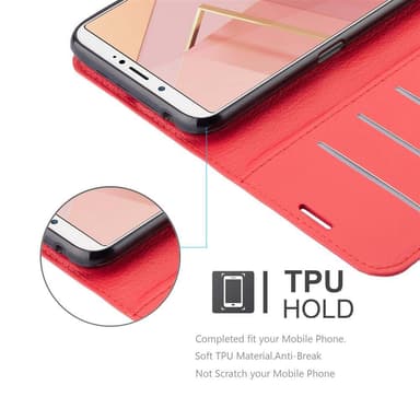 ZTE Nubia N3 Suojakuori Lompakkokotelo (Punainen)