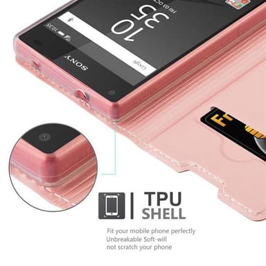Sony Xperia Z5 COMPACT Suojakuori Lompakkokotelo